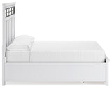 Ashbryn California King Panel Storage Bed, Dresser and Mirror - B844B7