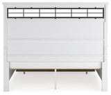 Ashbryn King Panel Storage Bed, Dresser and Mirror - B844B6
