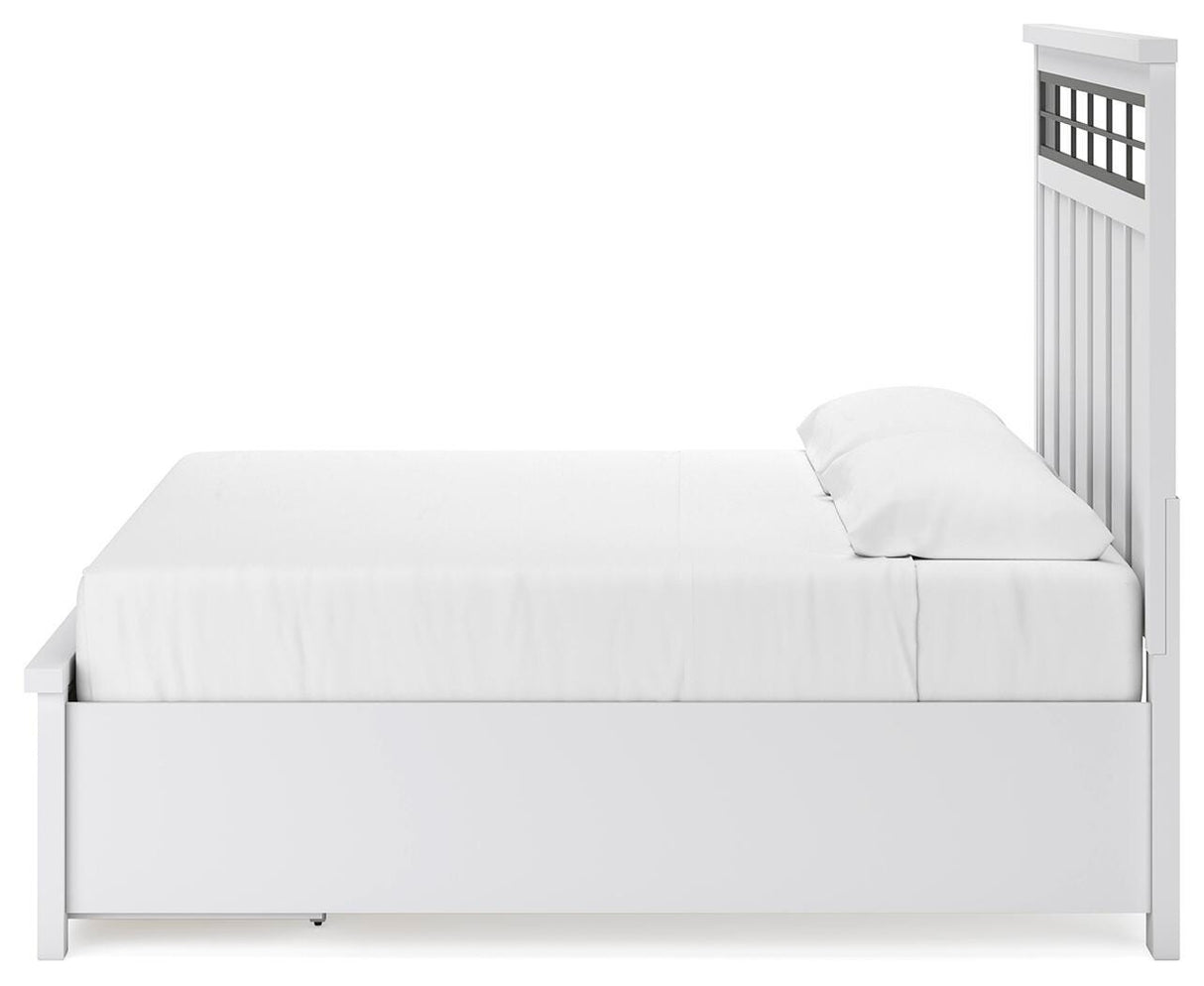 Ashbryn King Panel Storage Bed - B844B4
