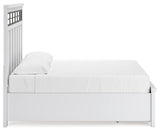 Ashbryn King Panel Storage Bed, Dresser and Mirror - B844B6