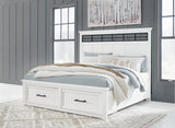 Ashbryn California King Panel Storage Bed - B844B5