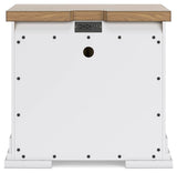 Ashbryn King Panel Storage Bed, Dresser, Mirror and Nightstand - B844B9