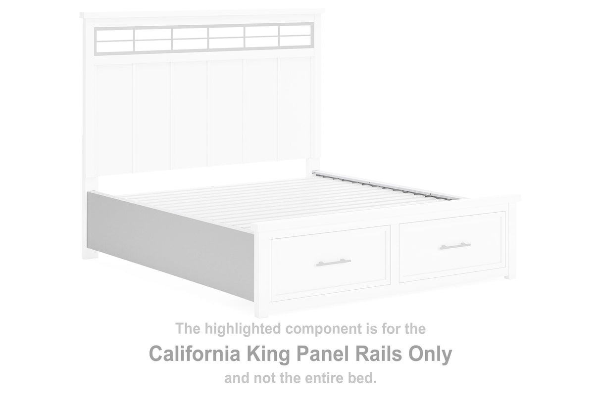 Ashbryn California King Panel Rails - B844-94