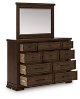 Taffenbrook Dresser and Mirror - B849B1