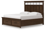 Taffenbrook California King Panel Storage Bed - B849B5