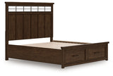 Taffenbrook California King Panel Storage Bed - B849B5
