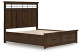 Taffenbrook California King Panel Storage Bed - B849B5