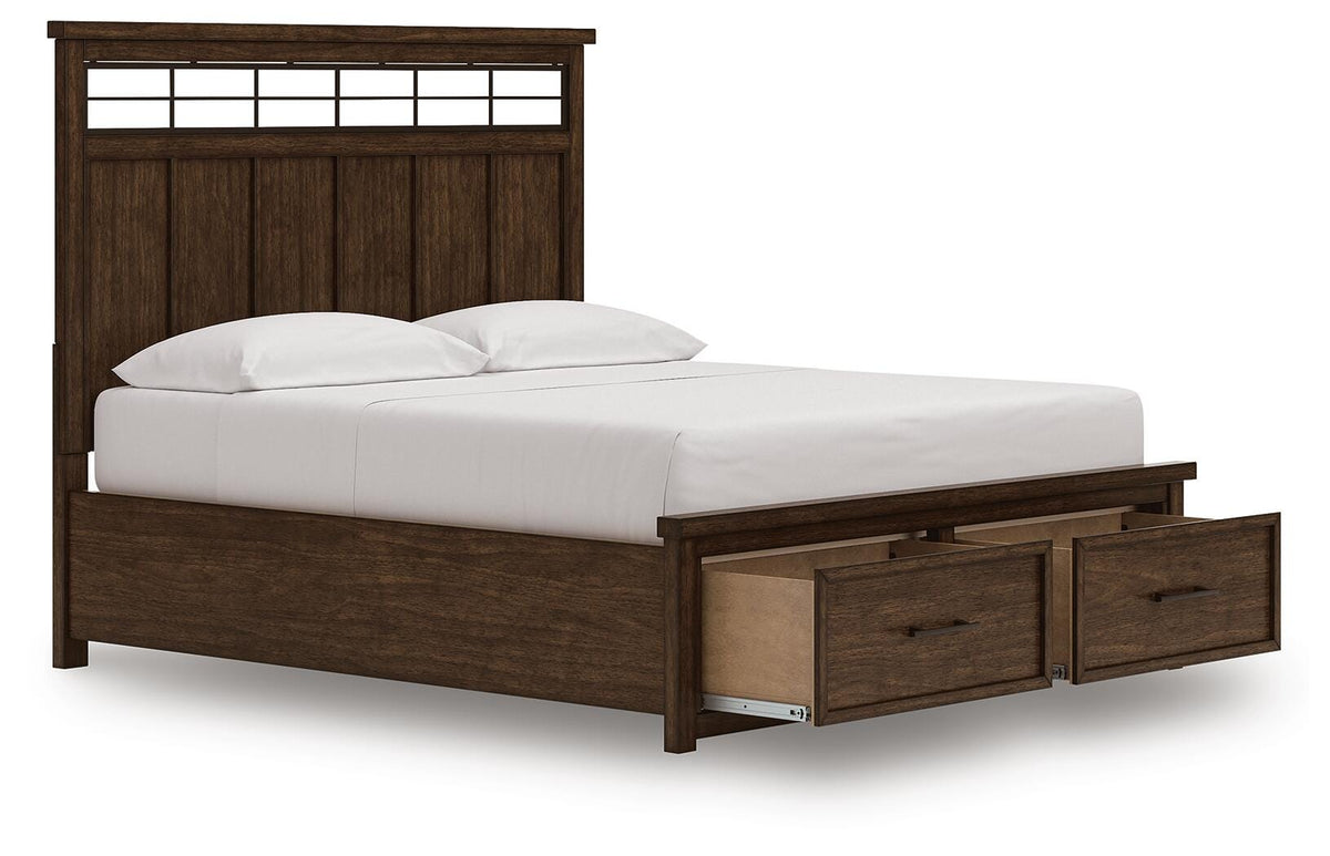 Taffenbrook California King Panel Storage Bed - B849B5