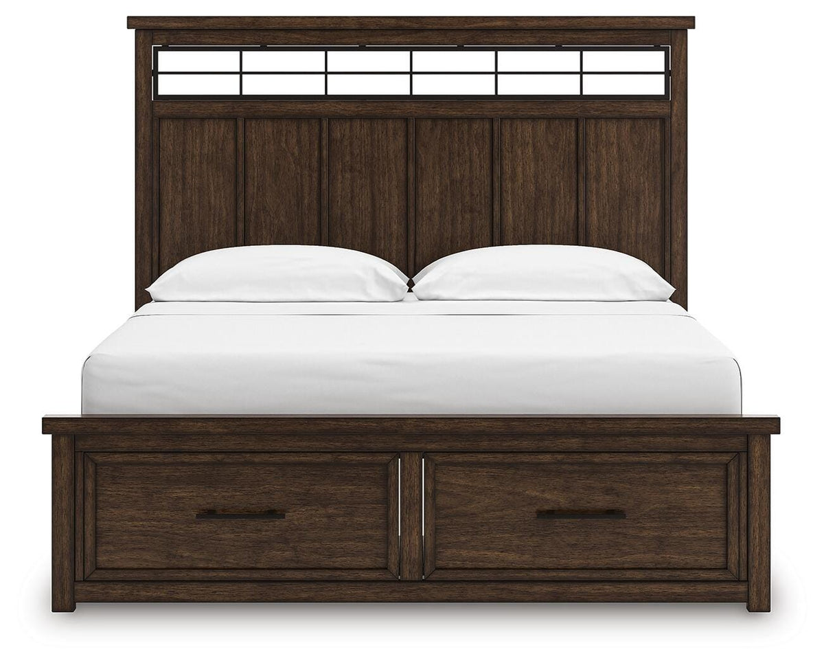 Taffenbrook California King Panel Storage Bed - B849B5