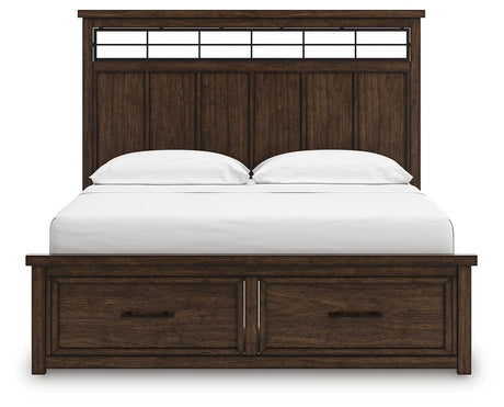 Taffenbrook California King Panel Storage Bed - B849B5