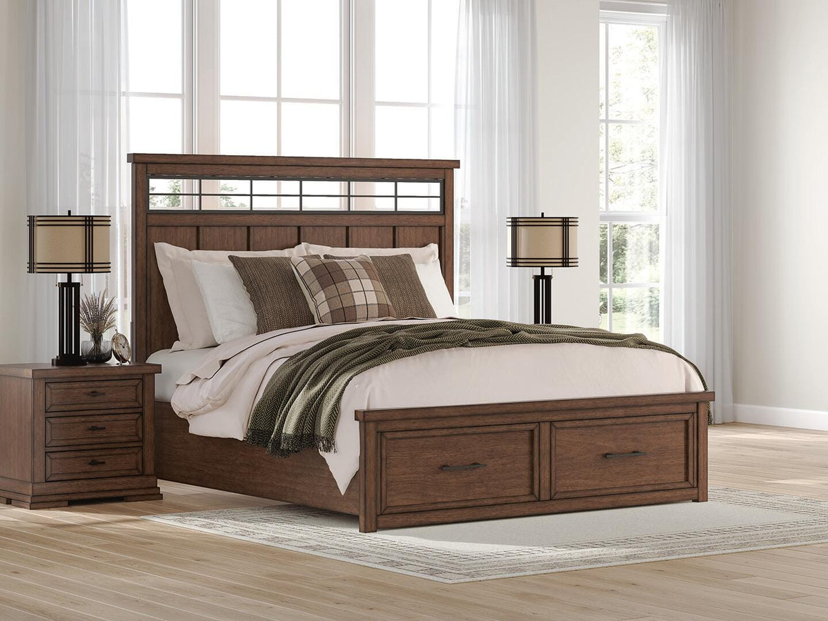 Taffenbrook King Panel Storage Bed - B849B4