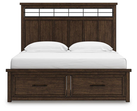 Taffenbrook King Panel Storage Bed - B849B4