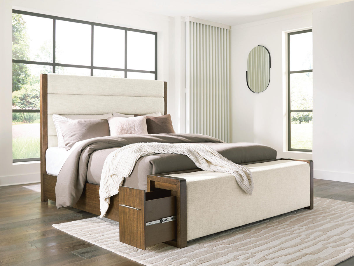 Marxmore King Upholstered Storage Bed - B863B4