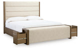 Marxmore King Upholstered Storage Bed - B863B4