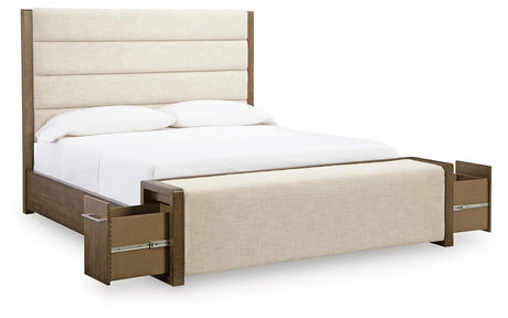 Marxmore King Upholstered Storage Bed - B863B4