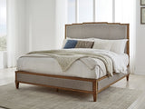 Sharlance California King Upholstered Panel Bed - B895B7