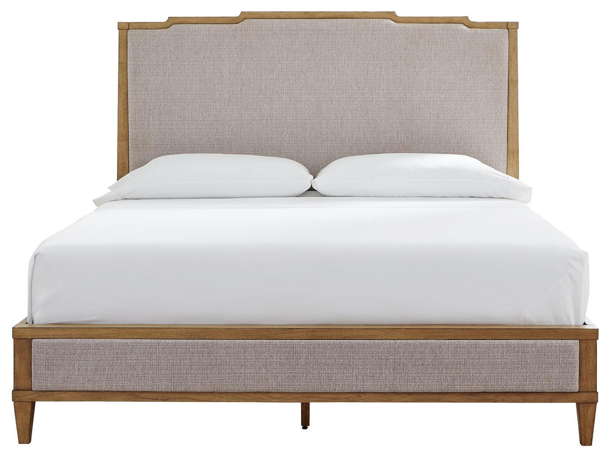 Sharlance California King Upholstered Panel Bed - B895B7