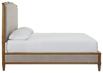 Sharlance King Upholstered Panel Bed - B895B6