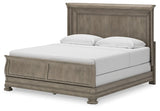 Lexorne King Sleigh Bed, Dresser and Mirror - B924B8