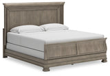Lexorne California King Sleigh Bed, Dresser and Mirror - B924B9