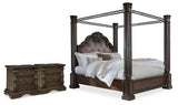 Maylee King Poster Bed and 2 Nightstands - B947B21