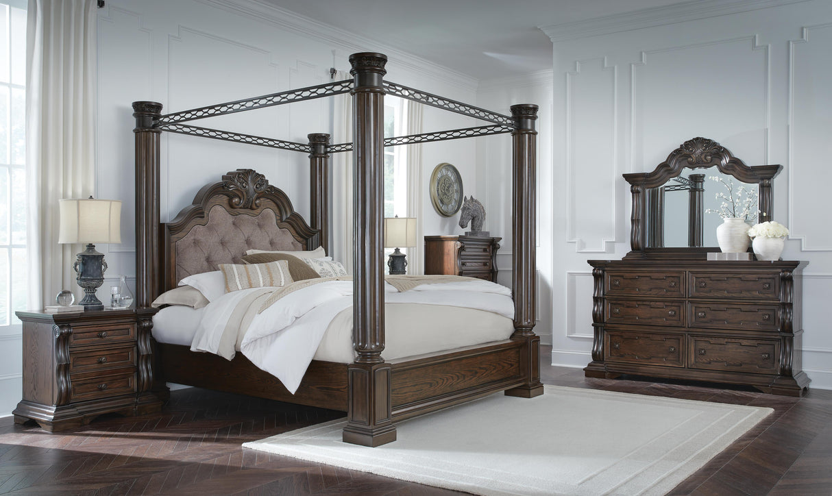 Maylee King Canopy Bed - B947B10