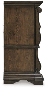 Maylee Queen Upholstered Panel Bed, Dresser and 2 Nightstands - B947B20