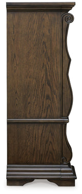 Maylee Queen Upholstered Bed, Dresser, Chest and Nightstand - B947B12
