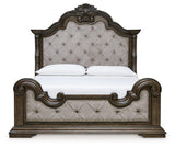 Maylee California King Panel Bed, Dresser, Mirror and Nightstand - B947B17