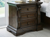 Maylee Queen Upholstered Bed, Dresser, Chest and Nightstand - B947B12