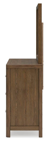Cabalynn King Upholstered Bed, Dresser, Mirror and Nightstand - B974B14