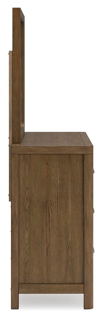 Cabalynn King Upholstered Bed, Dresser, Mirror and Nightstand - B974B14