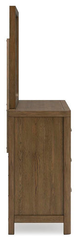 Cabalynn King Upholstered Bed, Dresser, Mirror and Nightstand - B974B14