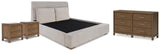 Cabalynn King Upholstered Bed, Dresser and 2 Nightstands - B974B15