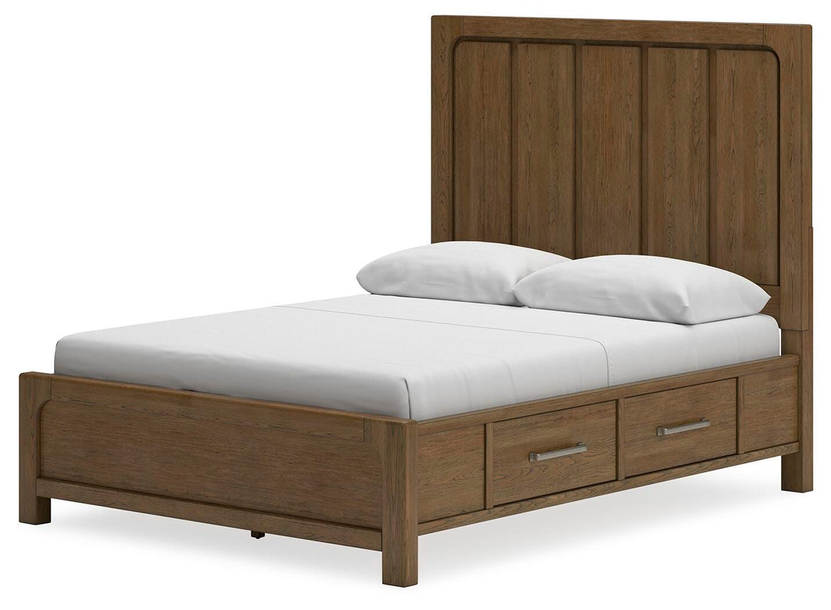 Cabalynn Queen Panel Bed with Storage - B974B4