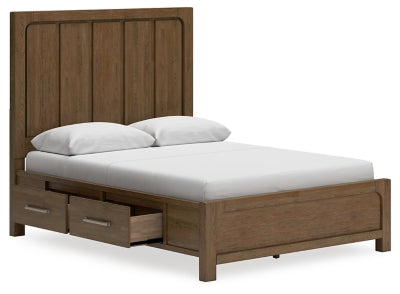 Cabalynn Queen Panel Bed with Storage - B974B4