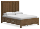 Cabalynn Queen Panel Bed with Storage - B974B4