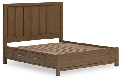 Cabalynn California King Panel Bed with Storage - B974B9