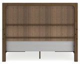 Cabalynn California King Panel Bed with Storage, Dresser and Mirror - B974B13