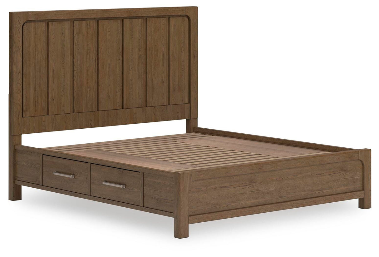 Cabalynn King Panel Bed with Storage - B974B8