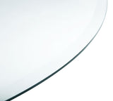 48-inch 6mm Round Clear Tempered Glass Top - CB48RD-6