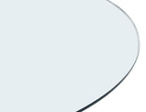 54-inch 10mm Round Clear Tempered Glass Top - CP54RD-10