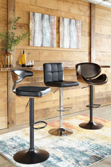 Bellatier Adjustable Height Bar Stool (Set of 2) - D120-130X2