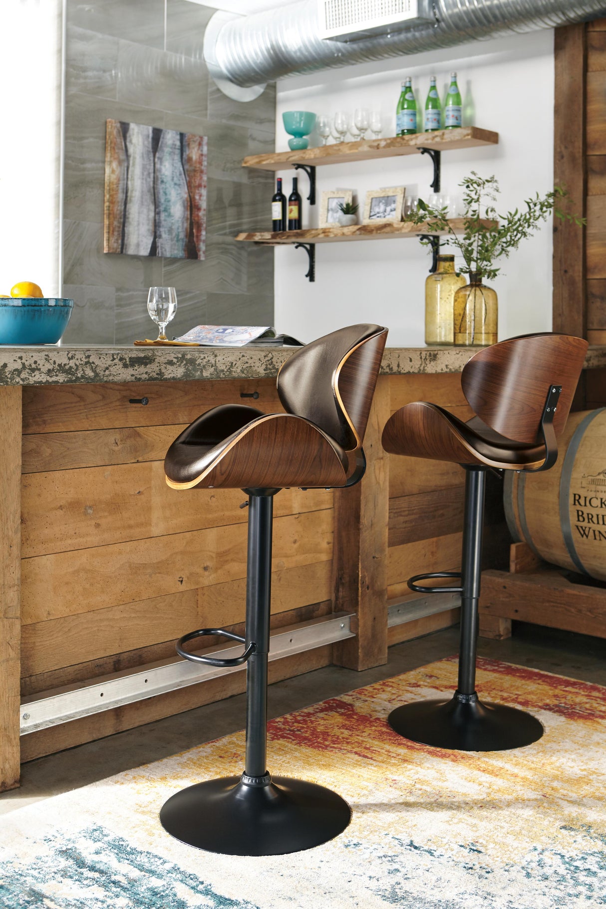 Bellatier Adjustable Height Bar Stool - D120-530