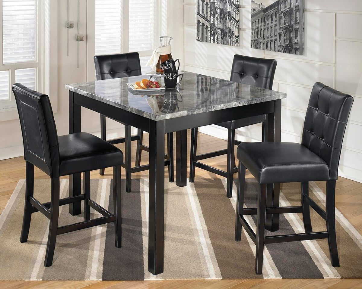 Maysville Counter Height Dining Table and Bar Stools (Set of 5) - D154-223