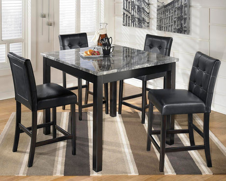 Maysville Counter Height Dining Table and Bar Stools (Set of 5) - D154-223