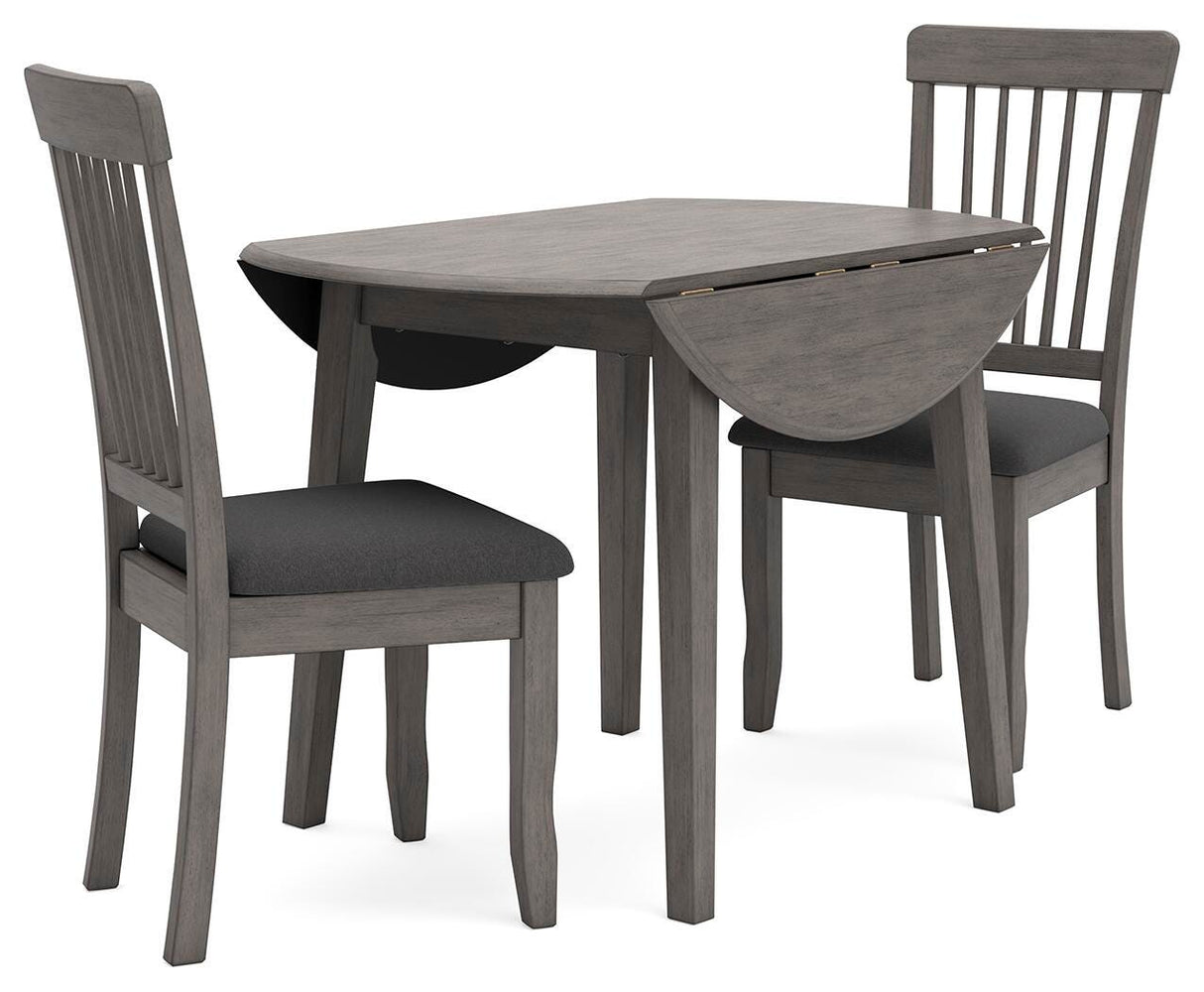 Shullden Dining Table and 2 Chairs - D194D2