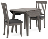 Shullden Dining Table and 2 Chairs - D194D2
