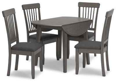 Shullden Dining Table and 4 Chairs - D194D1