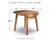 Berringer Dining Drop Leaf Table - D199-15